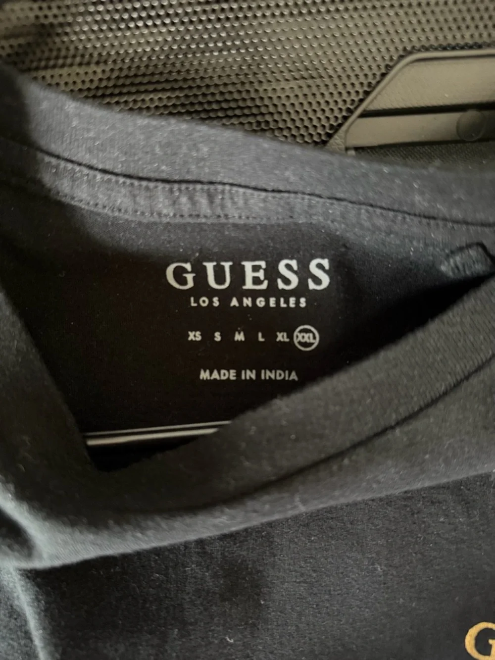 GUESS Black Short Sleeve Logo Tee - Picture 3 of 3